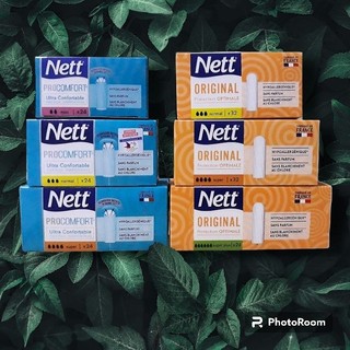 Hộp 24 - 32 que tampon Pháp - Nett / O.B không cần đẩy (2-3-4-6 giọt)