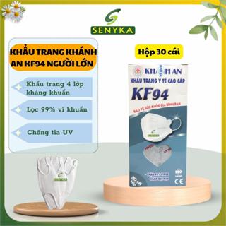 Khẩu trang kf94 4d mask 4 lớp kháng khuẩn Khánh An bảo vệ hô hấp hộp 30 cái_KAKF94O
