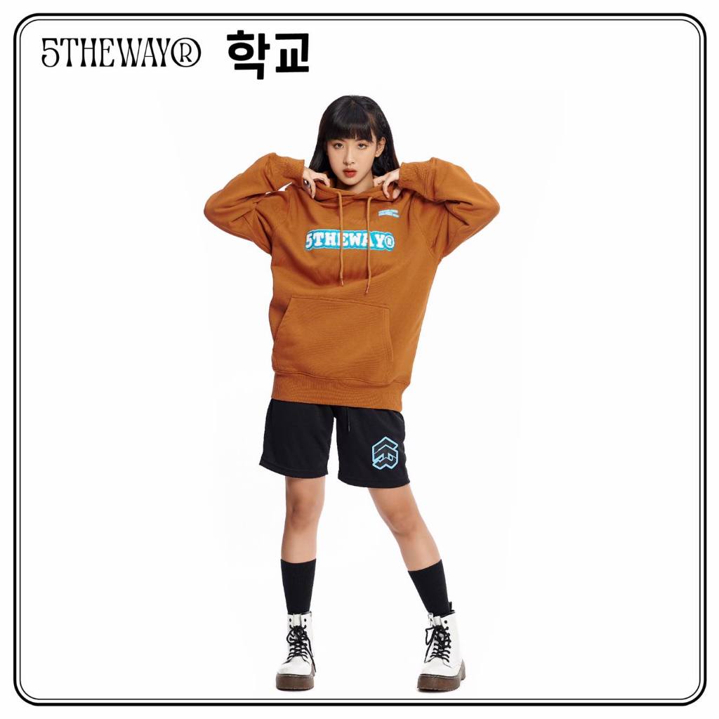 Áo Hoodie Big Logo thêu xù 5THEWAY /sketch/ EMBROIDER TRADITIONAL FIT HOODIE
