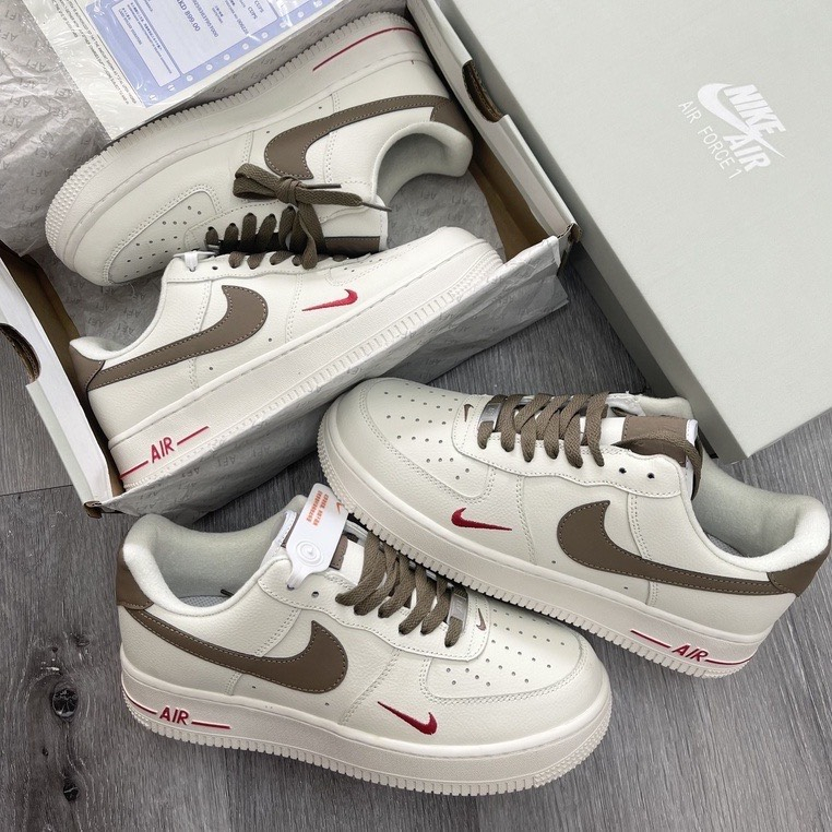 Giày AIR FORCE 1 FULL TRẮNG,MÓC HỒNG,MÓC NÂU,MÓC ĐEN full size nam nữ