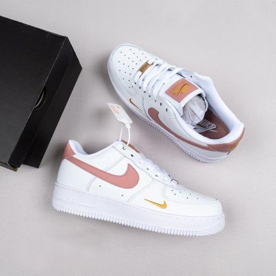 Giày AIR FORCE 1 FULL TRẮNG,MÓC HỒNG,MÓC NÂU,MÓC ĐEN full size nam nữ