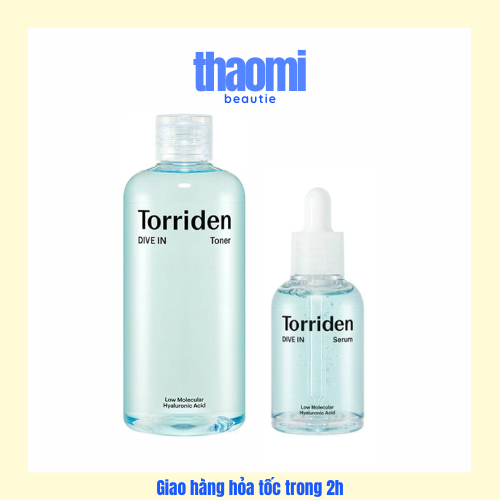 Toner/Serum Dive In chứa Hyaluronic Acid TORRIDEN 300ml/50ml