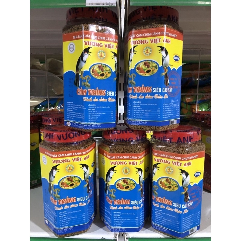 Cám chim Việt Anh dành cho chim chào mào, chích choè, hoạ my, khướu hộp 200g