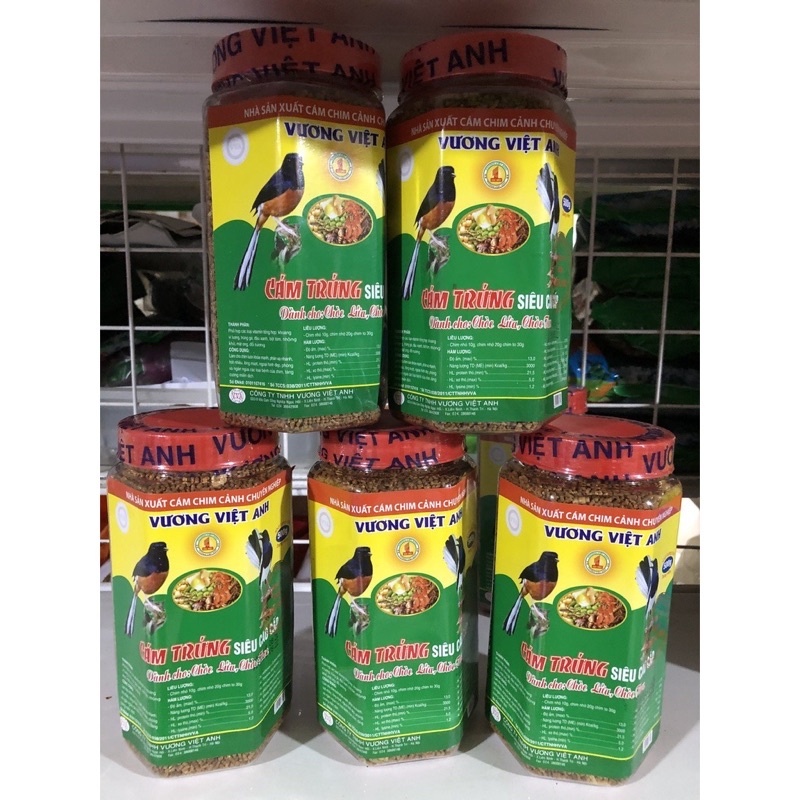 Cám chim Việt Anh dành cho chim chào mào, chích choè, hoạ my, khướu hộp 200g