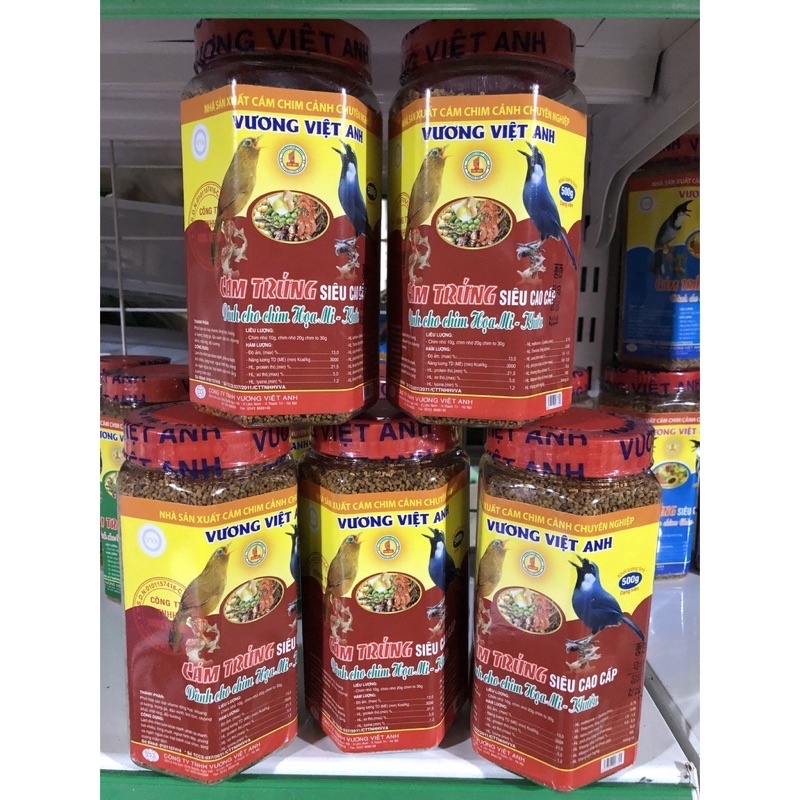 Cám chim Việt Anh dành cho chim chào mào, chích choè, hoạ my, khướu hộp 200g