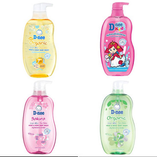 Sữa tắm gội Dnee Organic 380ml nhiều màu