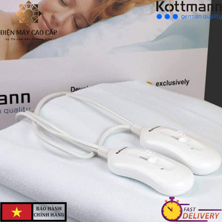 Chăn sưởi kottmann kot130 - đệm sưởi ấm kích thước 187x143cm + tặng 100k khi hoàn thành đơn hàng