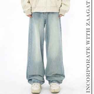 Quần jean ống rộng, quần bò nam nữ unisex, vải cao cấp, form đẹp