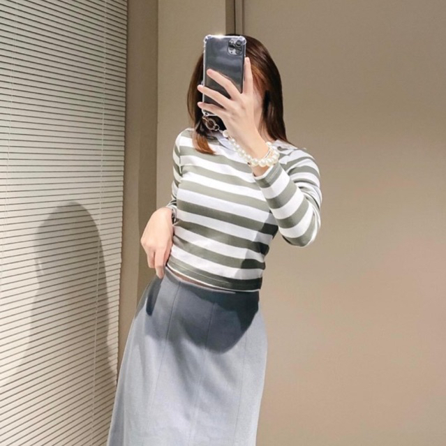 Áo kẻ hãng Wilfred Free