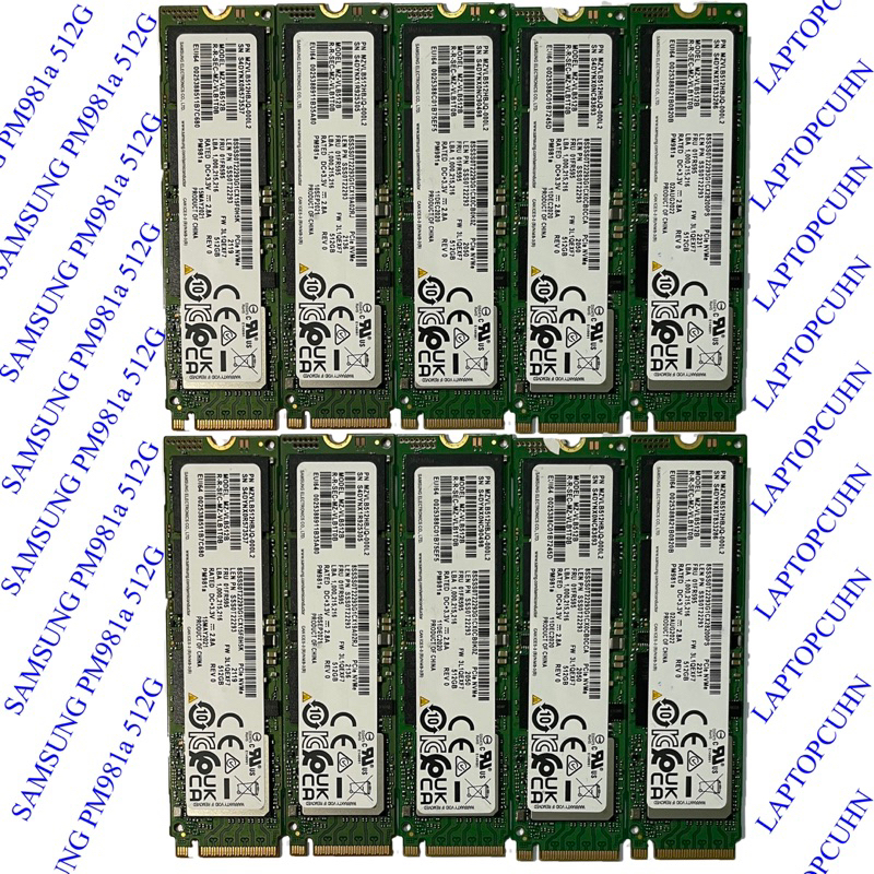 Ổ cứng SSD SAMSUNG NVME PM981a / NGFF CM871a  bóc máy