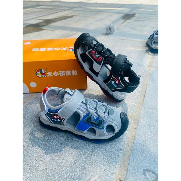 Sandal rọ cho bé trai cao cấp 4 - 12 tuổi siêu nhẹ quai dán thời trang phong cách Hàn 055-7