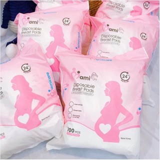 Miếng lót thấm sữa Mamicare hút sữa chống tràn tiện ích bịch 30 miếng và 100 miếng