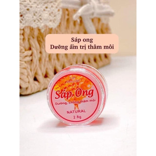 Sáp ong dưỡng môi sau xăm, hoàn toàn từ thiên nhiên, chống thâm loang sau xăm môi