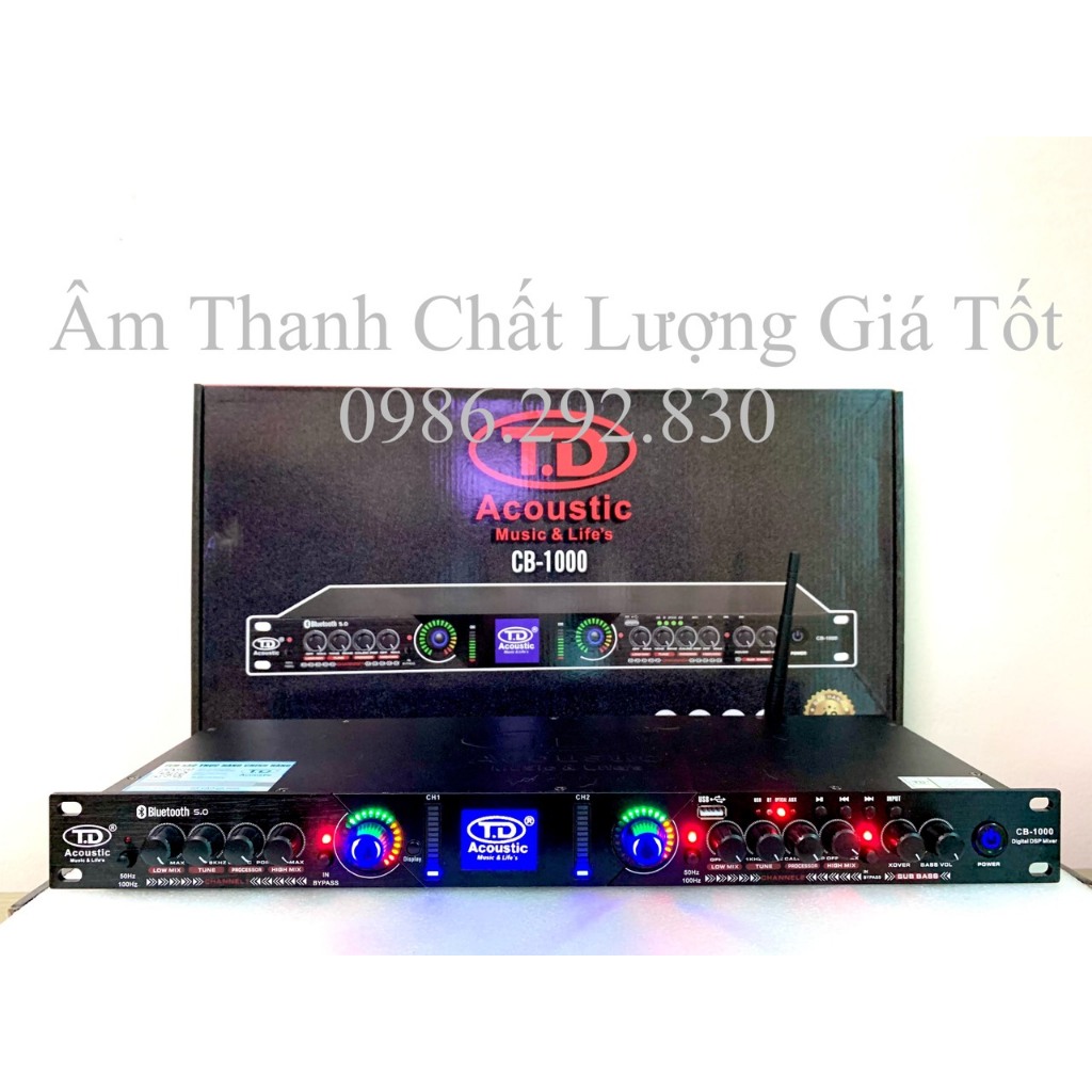 Nâng Tiếng CB 1000 Nâng Bass Căng,Treb Sáng. Chỉnh Nhạc Cực Hay Cho Bộ Dàn Âm Thanh Karaoke