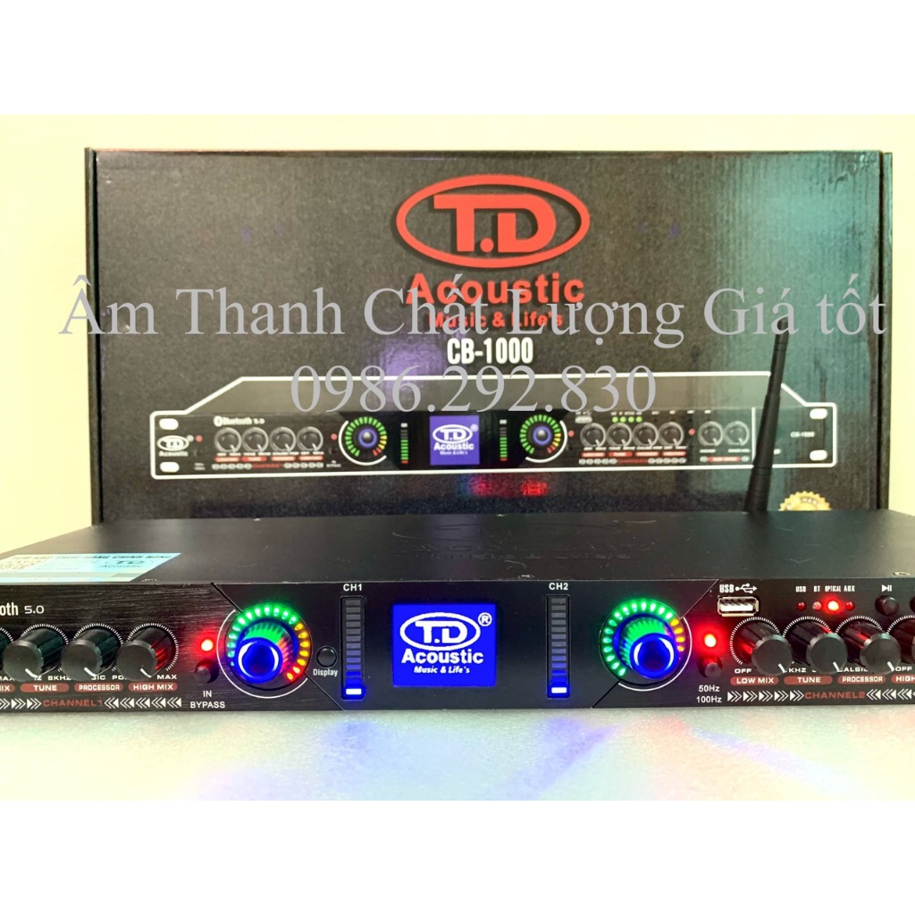 Nâng Tiếng CB 1000 Nâng Bass Căng,Treb Sáng. Chỉnh Nhạc Cực Hay Cho Bộ Dàn Âm Thanh Karaoke