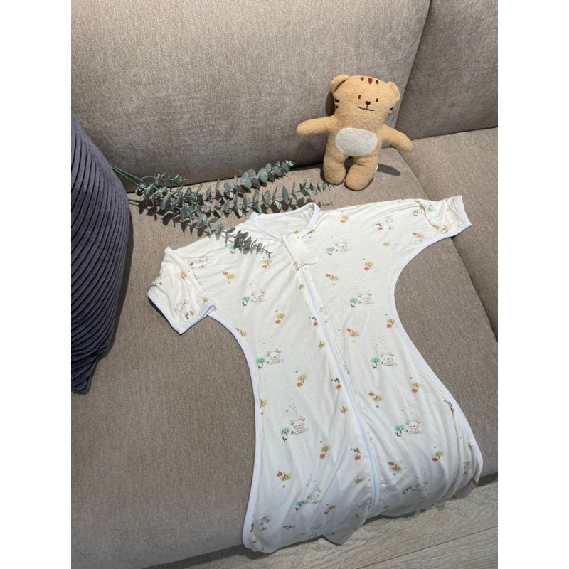 Túi ngủ mặc hè vải cotton siêu thoáng mát _Nai rừng ngơ ngác