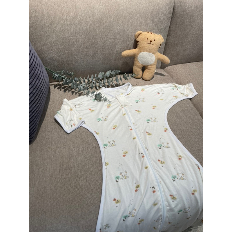 Túi ngủ mặc hè vải cotton siêu thoáng mát _Nai rừng ngơ ngác