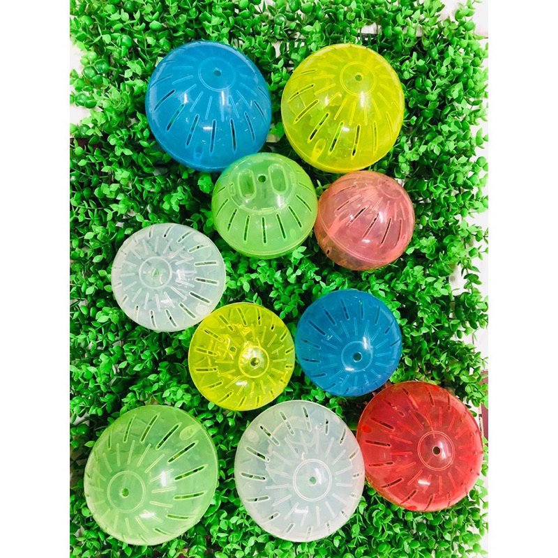 BANH CHẠY HAMSTER - NHỰA DẺO/ BÓNG CHẠY CHO HAMSTER