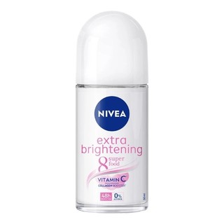 Lăn Khử Mùi Trắng Mịn Mờ Vết Thâm Nivea Extra Whitening 50ml
