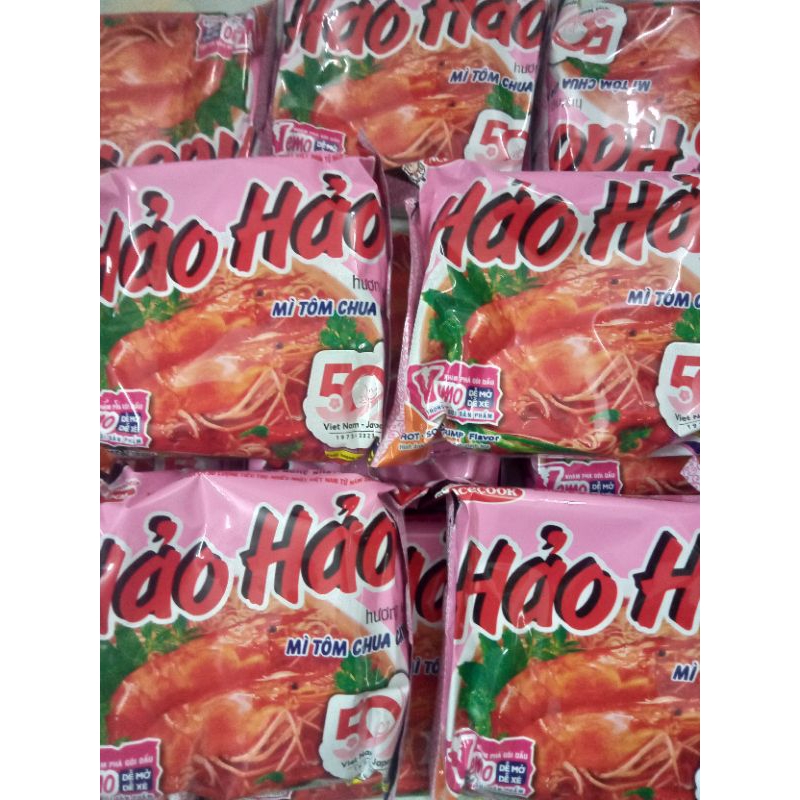 Mỳ tôm hảo hảo chua cay combo 10gói