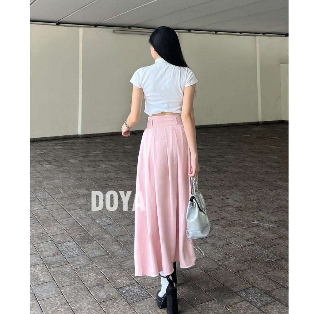 Chân váy dáng dài xếp ly DOYA Clothing