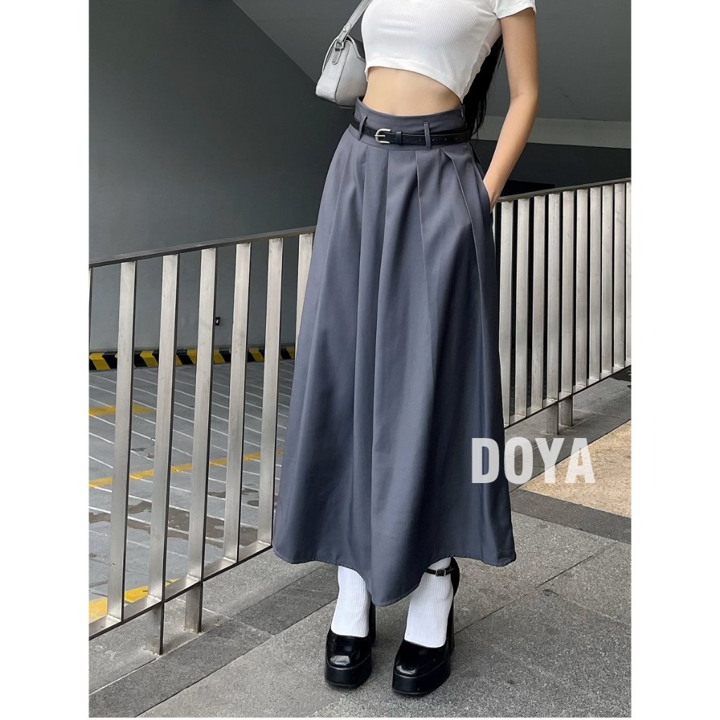 Chân váy dáng dài xếp ly DOYA Clothing