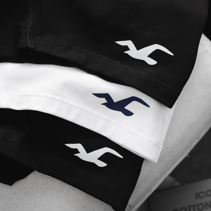 Quần Sịp Đùi Boxer Cotton Cao Cấp Xuất Dư Co Giãn Thoải Mái, Thấm Hút Mồ Hôi. Boxer Hollister  Cao Cấp