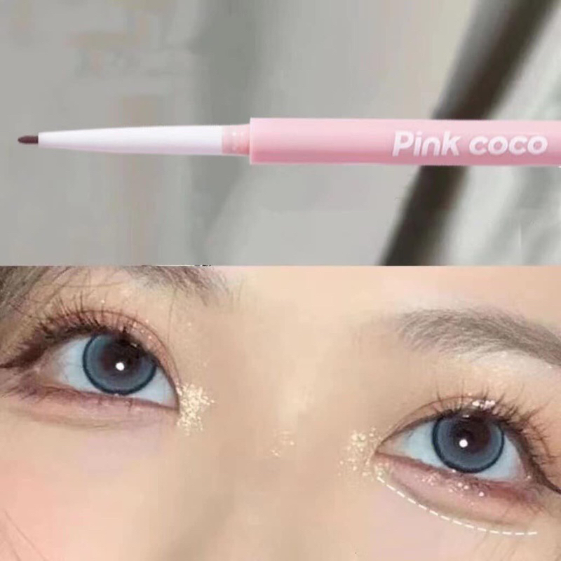 Chì kẻ mắt PINKCOCO bền màu lâu trôi khánh nước đầu chì mềm mịn