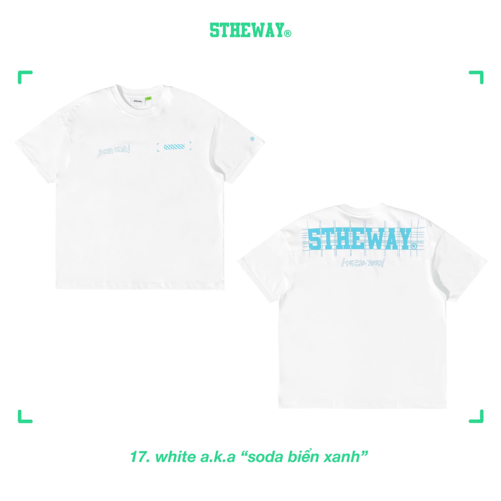 Áo Thun 5THEWAY Trong Bộ Sưu Tập Public Icon Với Thiết Kế Letter Drop Shoulder màu đen