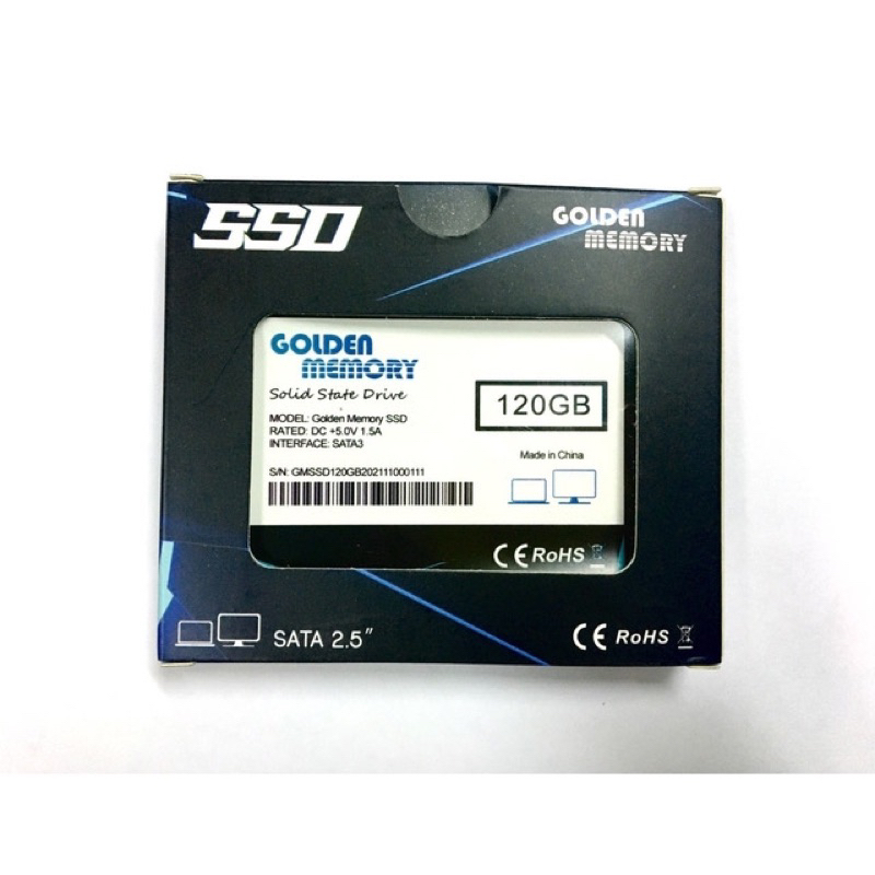 SSD 120Gb new Golden Memory 2.5 inch sata 3