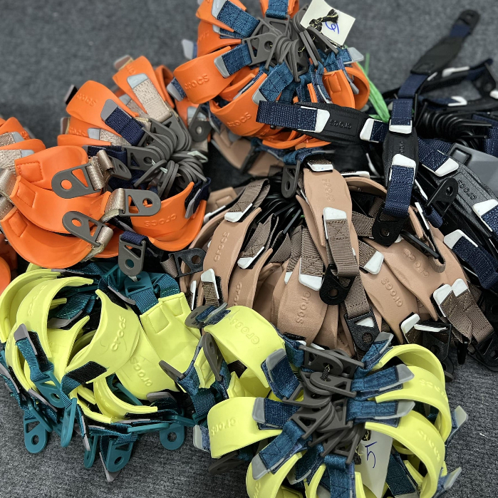 Quai Dù Dép Crocs Quai Dù Bán Lẻ Theo Cặp, Nhiều Màu Tặng Kèm