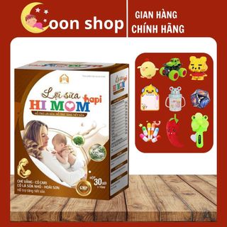 Lợi sữa hi mom hapi việt nam hỗ trợ sữa về, mát sữa hộp 30 gói