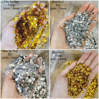 50g-100g kim sa vảy cá 5mm-6mm đính kết phụ kiện