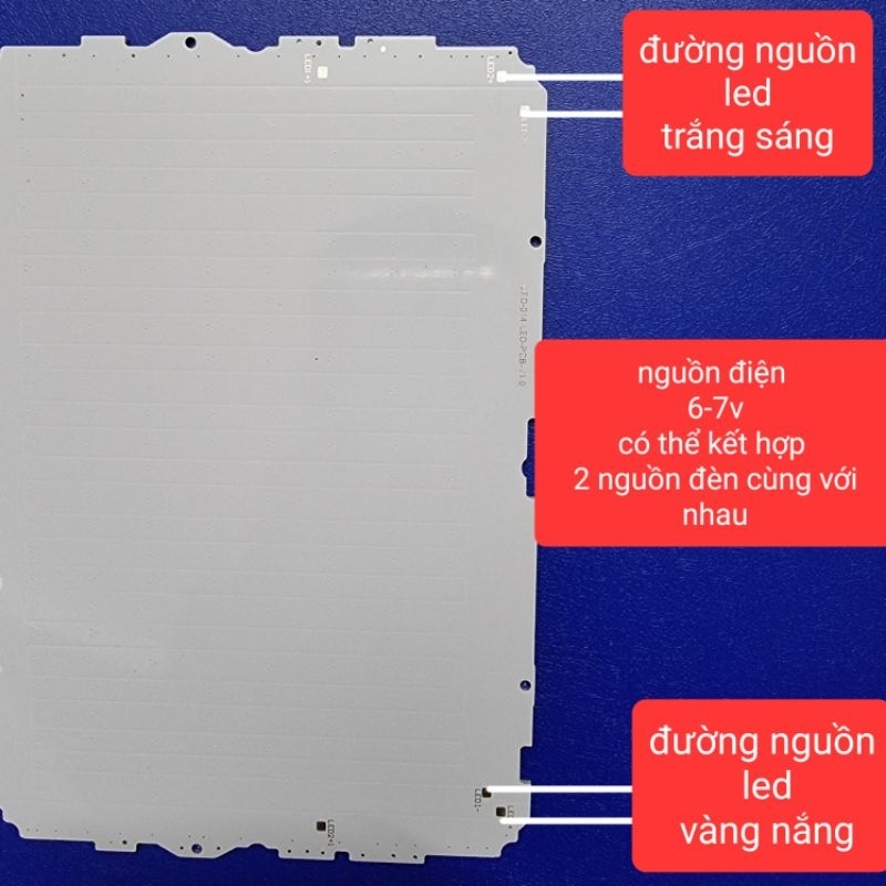 Bảng đèn led 6v-7v công suất lớn 416 hạt đèn