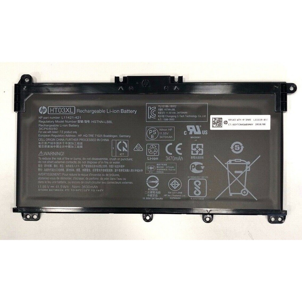 Pin laptop HP HT03XL dùng chung nhiều dòng HP