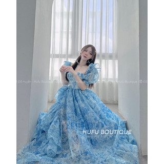 [Hàng đặt ib shop]Váy công chúa xẻ tà
