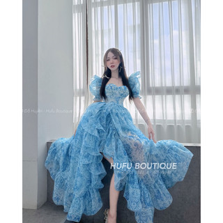 [Hàng đặt ib shop]Váy công chúa xẻ tà