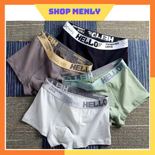FREESHIP Quần sịp đùi nam HELLO cao cấp thun cotton thấm hút mồ hôi