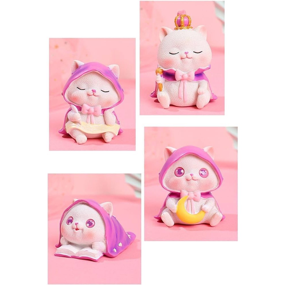 Tô Tượng Thạch Cao Mèo Quý Tộc Size M - Tượng Tô Màu Cho Bé  - Bảo Bình Decor