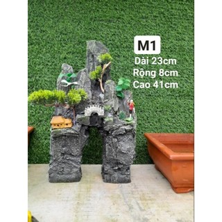Hòn non bộ mini - Núi đá bể cá
