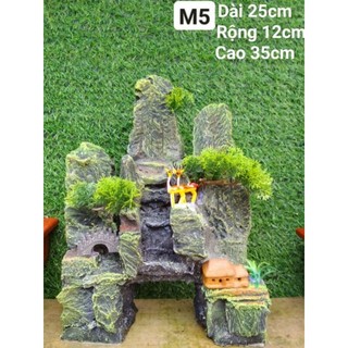 Hòn non bộ mini - Núi đá bể cá