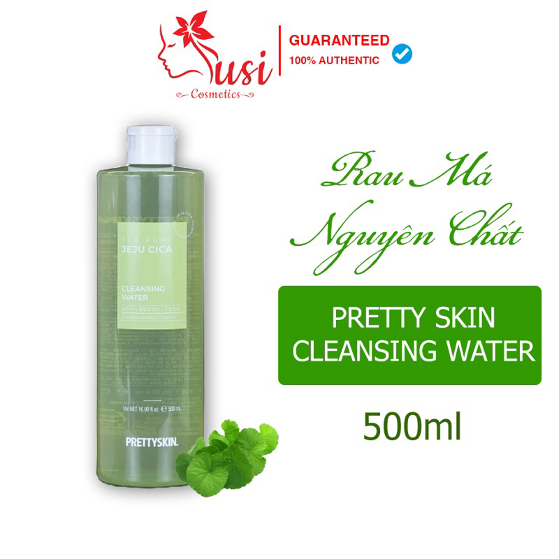 Nước Tẩy Trang PrettySkin The Pure Jeju Cica Cleansing Water 500ml