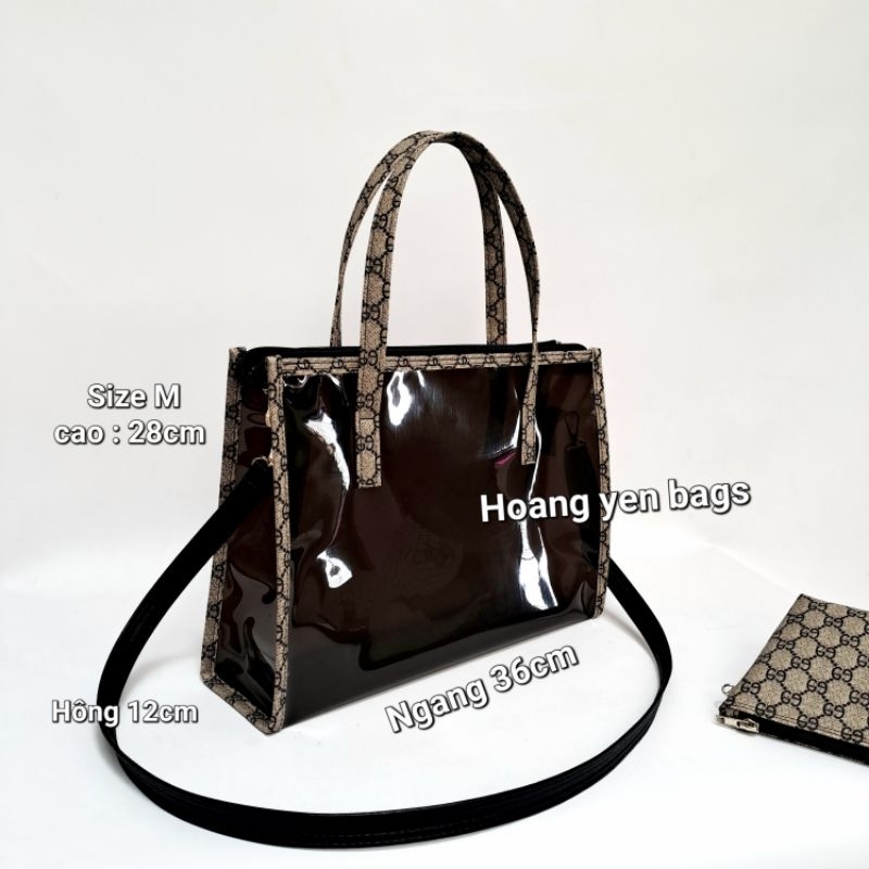 Túi xách nhựa trong suốt có dây kéo