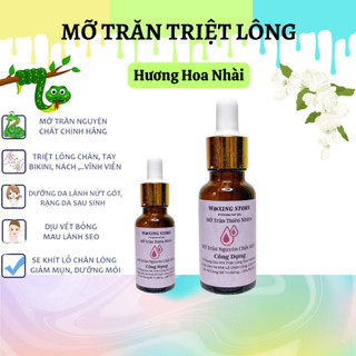 Mỡ trăn dưỡng da làm chậm quá trình mọc lại lông, hỗ trợ triệt lông tại nhà