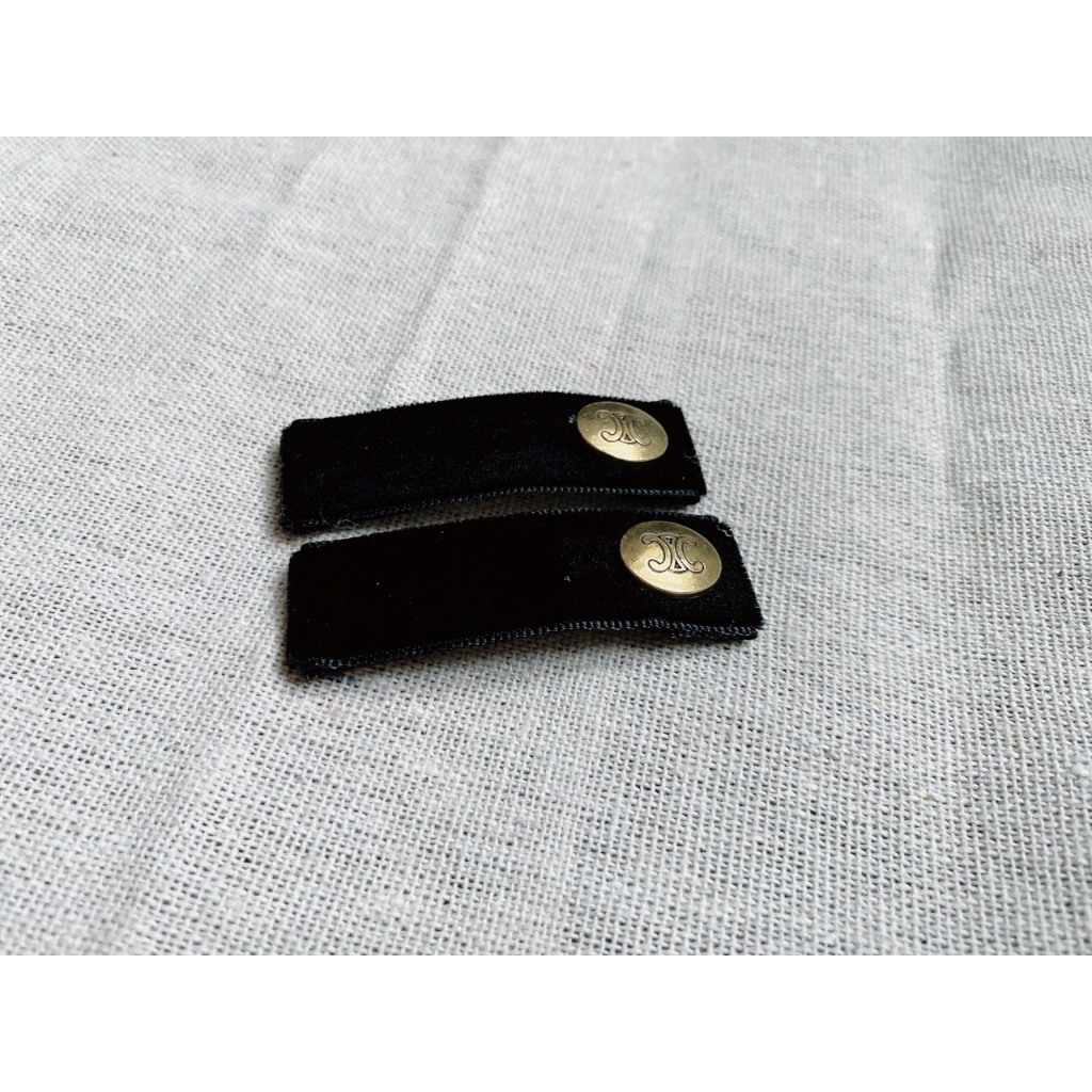 Cặp tóc nhung đen phong cách Retro cho nữ