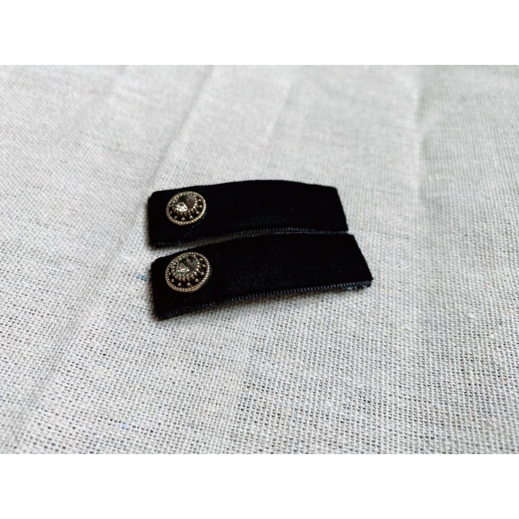 Cặp tóc nhung đen phong cách Retro cho nữ