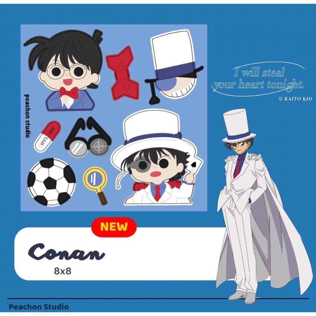 peachonst | sticker conan ⚽️