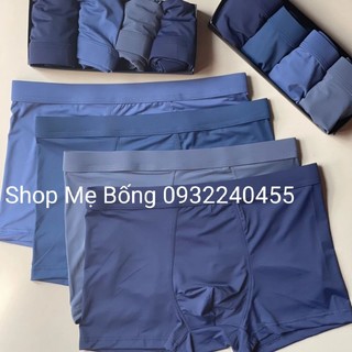 Hộp 4 quần sịp nam Thun lạnh chất siêu mát