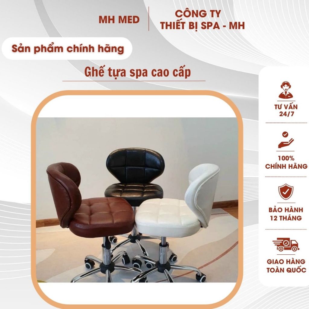Ghế kỹ thuật viên spa da cao cấp,ghế spa chuyên dùng trong Spa,thẩm mỹ viện