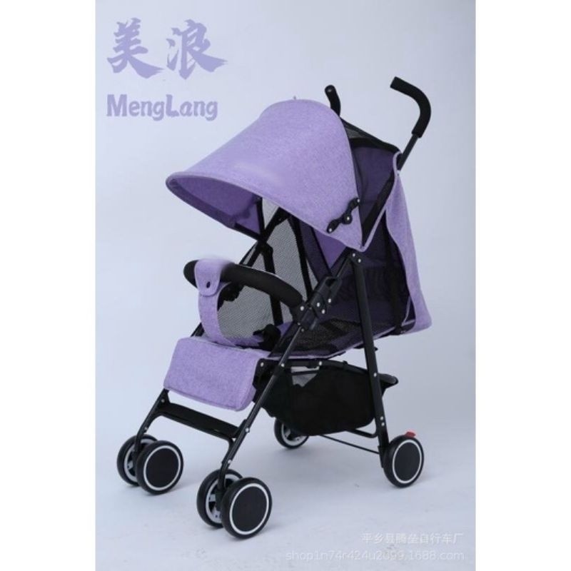 Xe đẩy sơ sinh gấp gọn 3 tư thế nằm ,nằm ngả và ngồi cho bé.